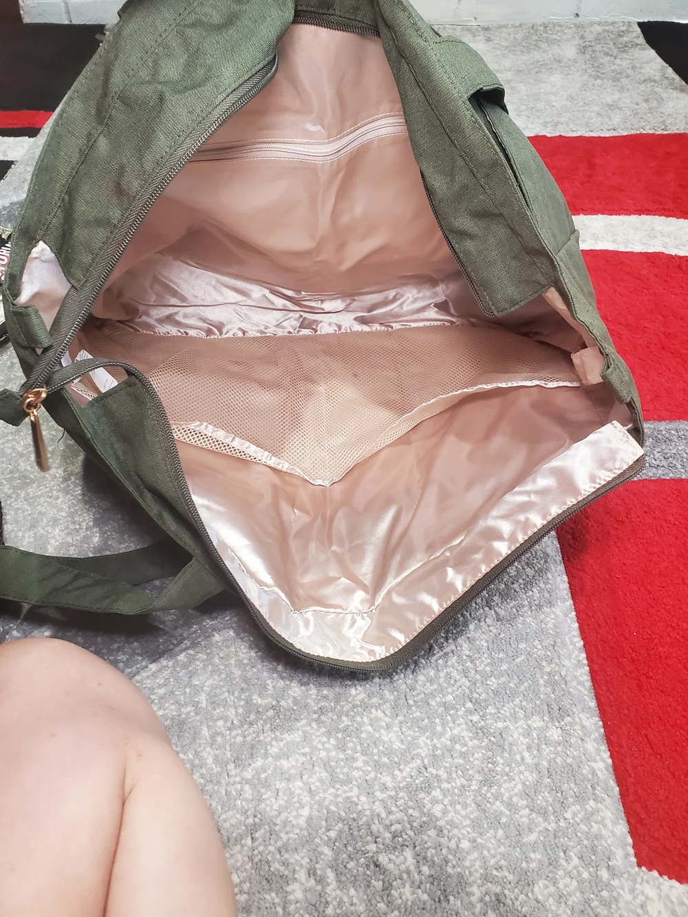 Jujube Large Olive Green Diaper Bag